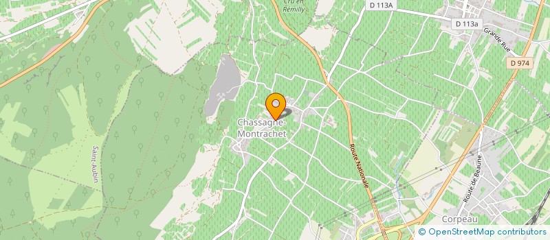 localisation de l'entreprise FACIENS VINUM  CHASSAGNE-MONTRACHET