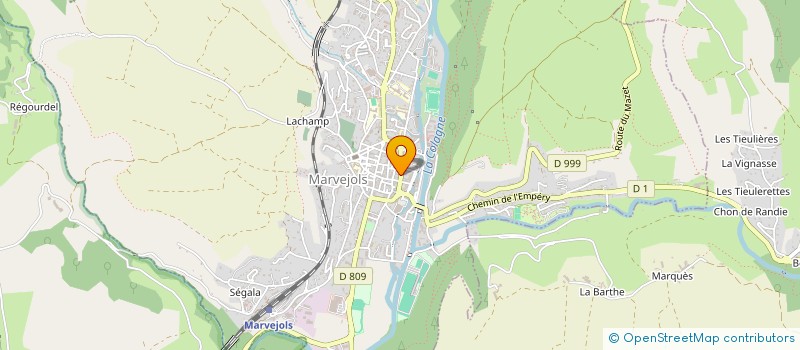 localisation de l'entreprise FACIL'AUTO 48  MARVEJOLS