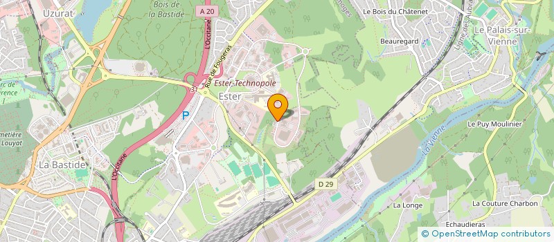 localisation de l'entreprise FACIL'ITI à LIMOGES