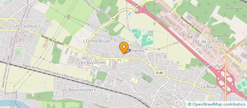 localisation de l'entreprise FACIL'S  HERBLAY-SUR-SEINE