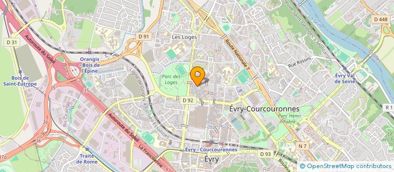 localisation de l'entreprise FACIL SP à EVRY-COURCOURONNES