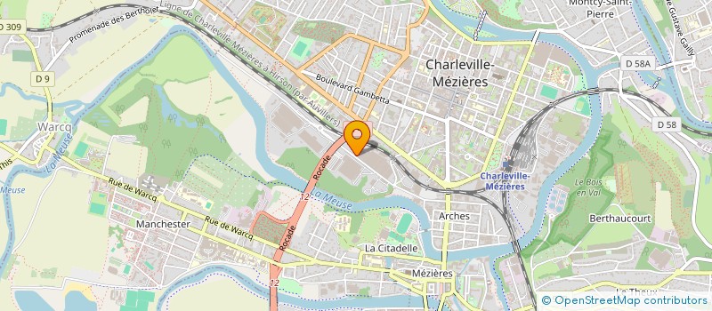 localisation de l'entreprise FACILE MANUT  CHARLEVILLE-MEZIERES