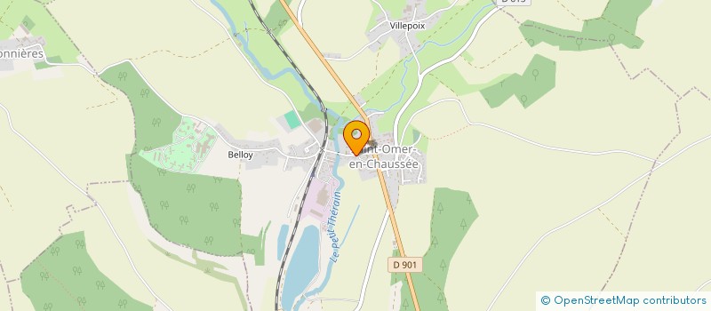 localisation de l'entreprise FACILI MARKET  SAINT-OMER-EN-CHAUSSEE