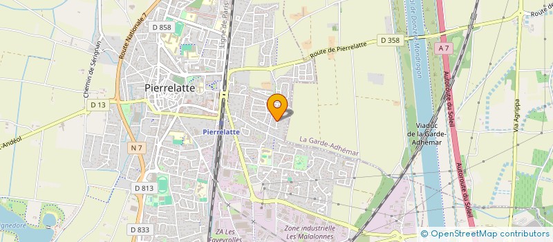 localisation de l'entreprise FACILI'TECH à PIERRELATTE
