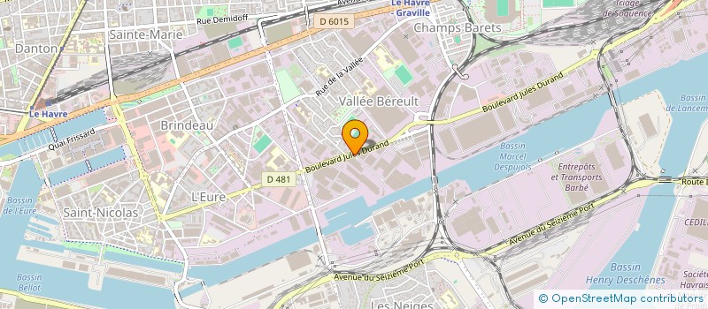 localisation de l'entreprise FACILIBOT à LE HAVRE