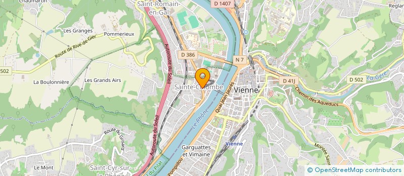 localisation de l'entreprise FACILIDEES  VIENNE