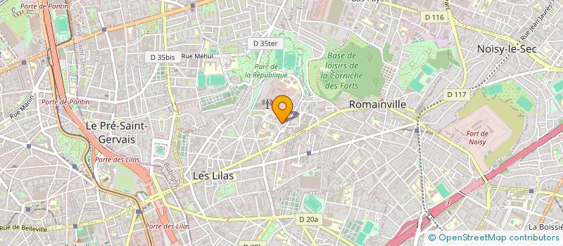 localisation de l'entreprise FACILIQUOT à LES LILAS