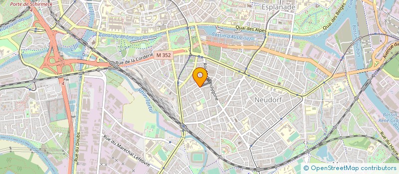 localisation de l'entreprise FACILIS à STRASBOURG