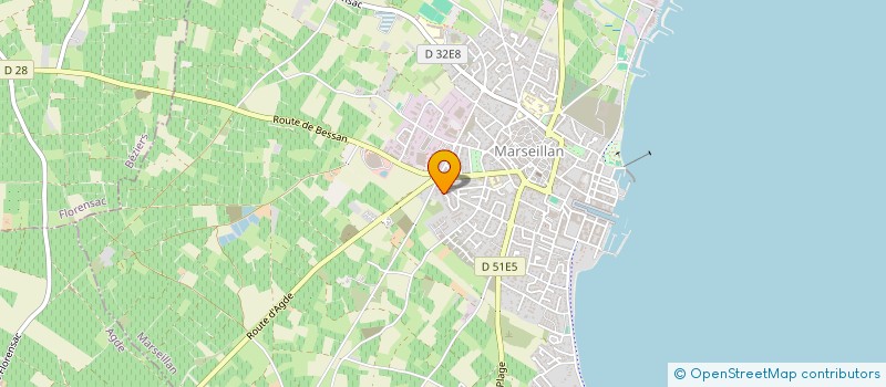 localisation de l'entreprise FACILIT'ENTREPRISE à MARSEILLAN