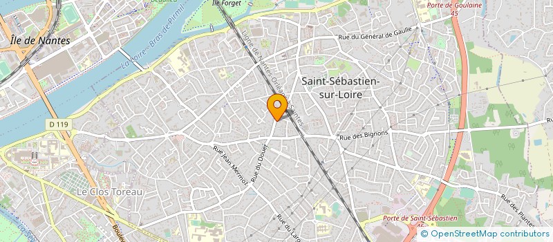 localisation de l'entreprise FACILIT'HABITAT  SAINT-SEBASTIEN-SUR-LOIRE