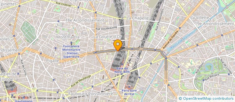 localisation de l'entreprise FACILIT'RAIL INTERNATIONAL à PARIS