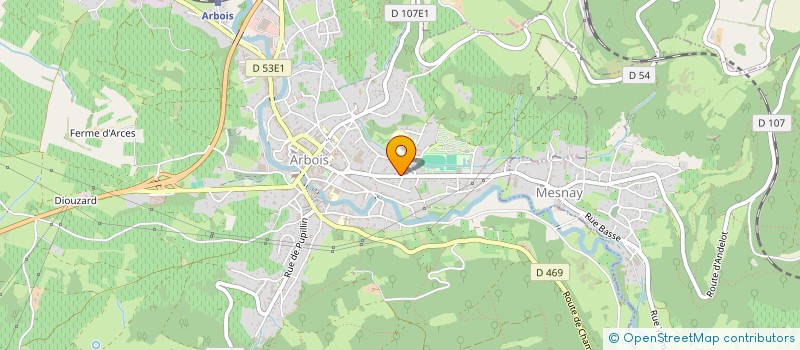 localisation de l'entreprise FACILITATION, TRANSITION ECOLOGIQUE ET TRANSITION ENERGETIQUE à ARBOIS