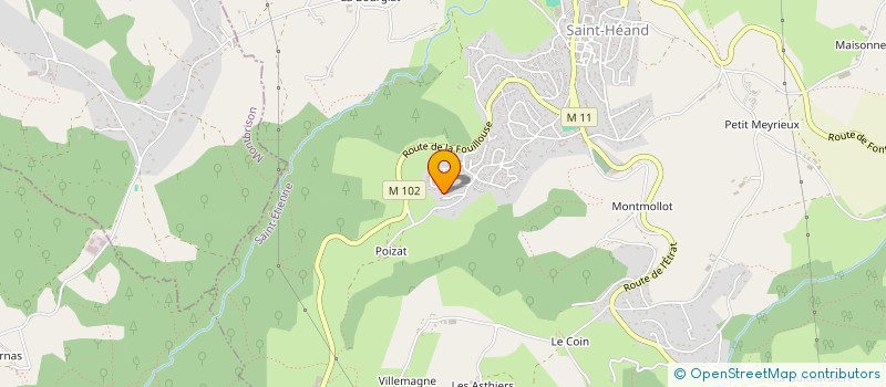 localisation de l'entreprise FACILITAVIE  SAINT-HEAND