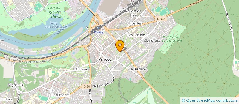 localisation de l'entreprise FACILITE SERVICES à POISSY