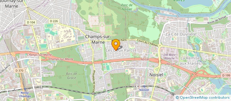 localisation de l'entreprise FACILITECH à CHAMPS-SUR-MARNE