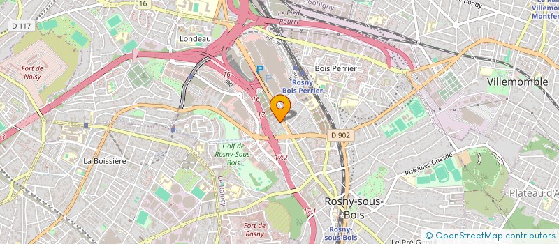 localisation de l'entreprise FACILITER, AGIR, INSPIRER, RAYONNER à ROSNY-SOUS-BOIS