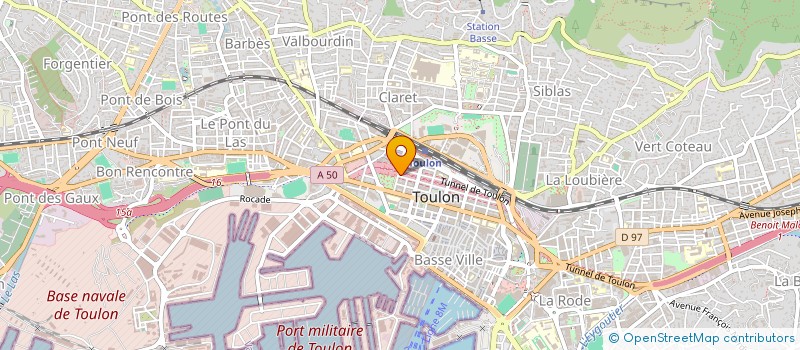 localisation de l'entreprise FACILITIES' SOLUTIONS FINANCE  TOULON