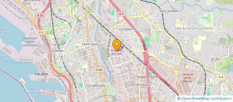 localisation de l'entreprise FACILITY à MARSEILLE