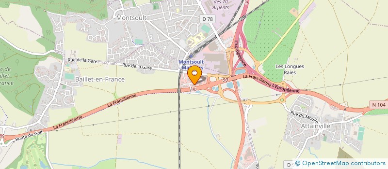 localisation de l'entreprise FACILITY  BAILLET-EN-FRANCE