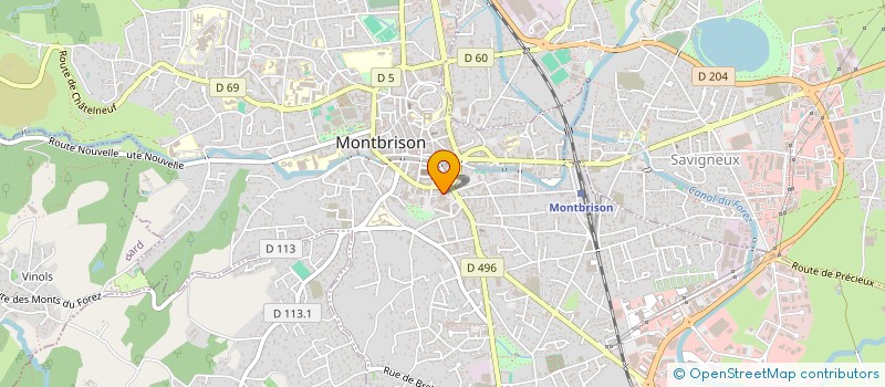localisation de l'entreprise FACILITY & CO à MONTBRISON