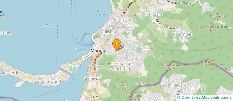 localisation de l'entreprise FACILITY MANAGEMENT  SAINT MARTIN