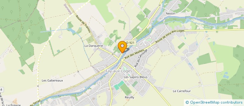 localisation de l'entreprise FACILITY'S SARL à FAY-AUX-LOGES