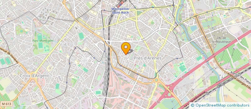 localisation de l'entreprise FACILOC AUTO à MONTPELLIER