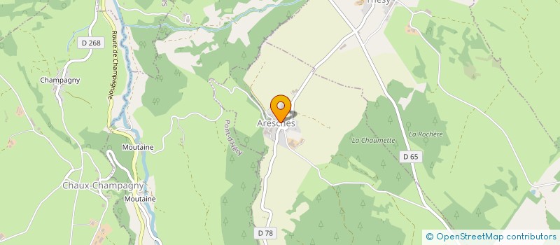 localisation de l'entreprise FACINA  PONT D'HERY