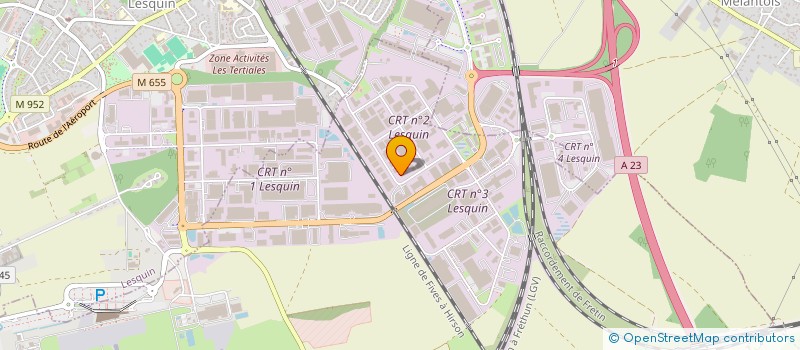 localisation de l'entreprise FACING à FRETIN