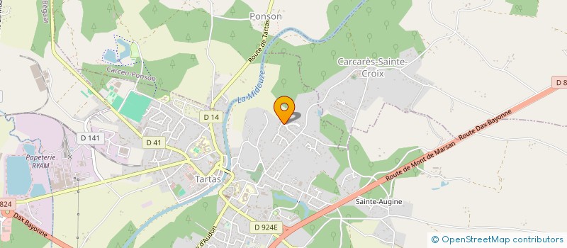 localisation de l'entreprise FACKLER à TARTAS