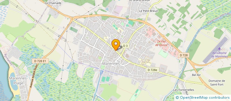 localisation de l'entreprise FACO à MARENNES-HIERS-BROUAGE