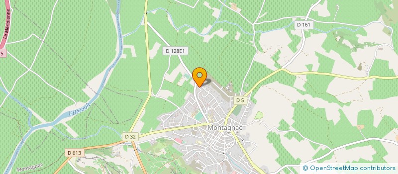 localisation de l'entreprise FACO  MONTAGNAC