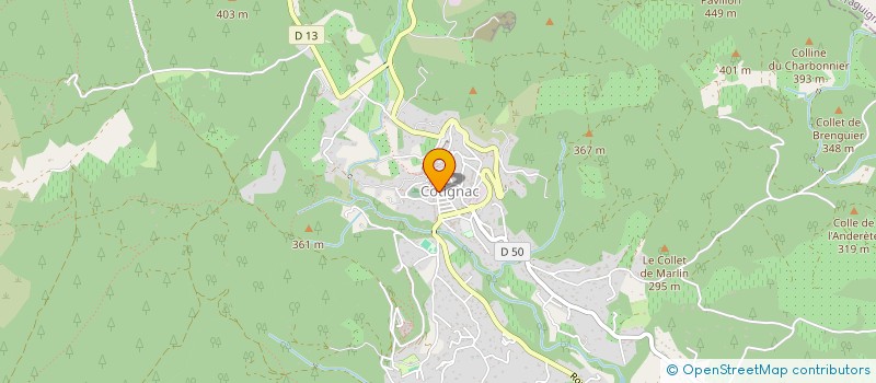 localisation de l'entreprise FACO INVEST  COTIGNAC