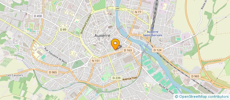 localisation de l'entreprise FACOBU BIS à AUXERRE