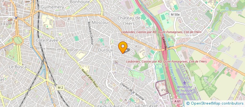 localisation de l'entreprise FACOLFRA à TOULOUSE