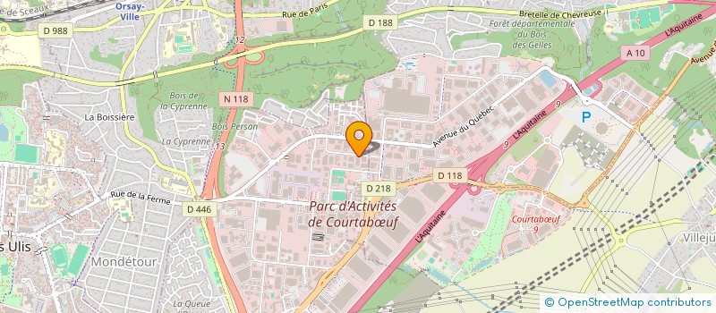 localisation de l'entreprise FACON + à LES ULIS