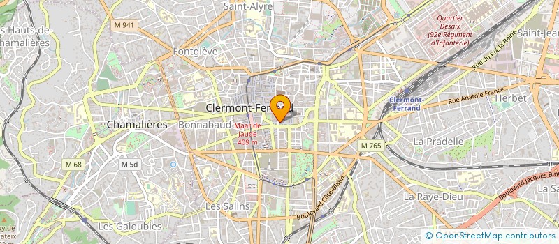 localisation de l'entreprise FACON COULEUR  CLERMONT-FERRAND