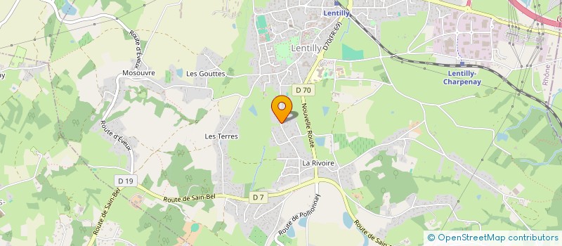 localisation de l'entreprise FACON D'HETRE à LENTILLY