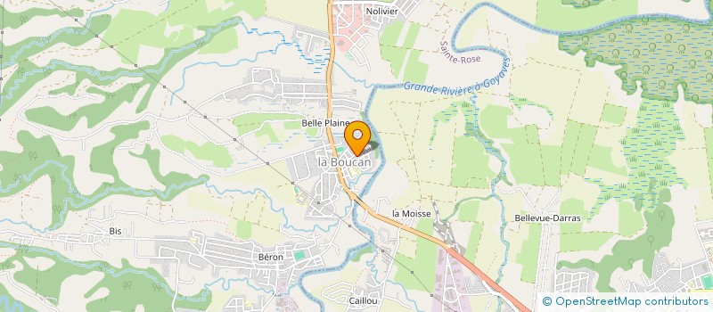 localisation de l'entreprise FACON L  SAINTE-ROSE