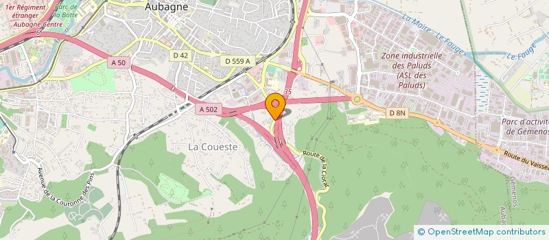 localisation de l'entreprise FACON PIERRE à AUBAGNE
