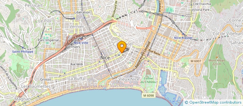 localisation de l'entreprise FACON SCAN à NICE