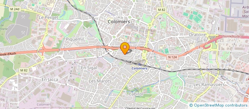 localisation de l'entreprise FACON SPORT à COLOMIERS