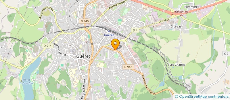 localisation de l'entreprise FACON VIEUX BOIS à GUERET
