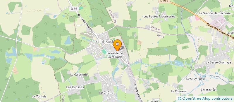 localisation de l'entreprise FACONNAGE 37  SAINT-ROCH