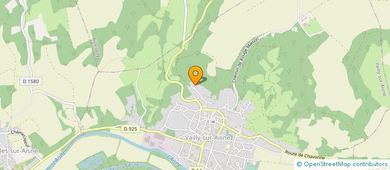 localisation de l'entreprise FACONNAGE ET LOGISTIQUE à VAILLY-SUR-AISNE
