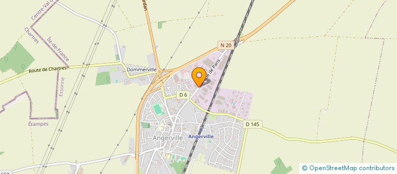 localisation de l'entreprise FACONNAGE INDUSTRIEL DE L'ESSONNE à ANGERVILLE