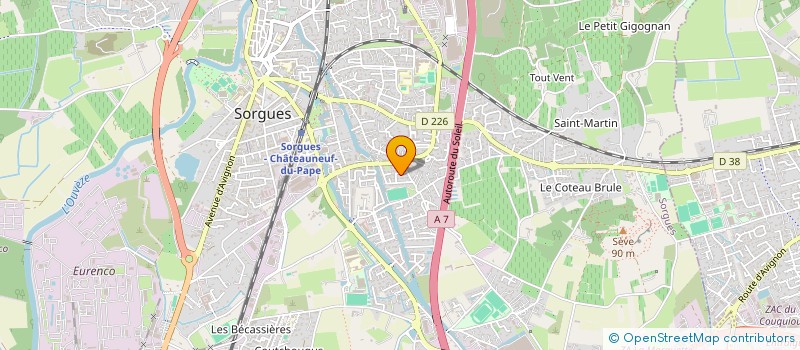localisation de l'entreprise FACONNAGE SERVICE à SORGUES