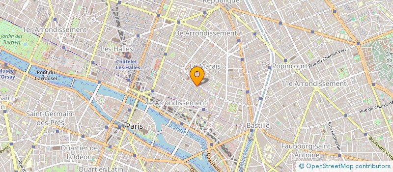 localisation de l'entreprise FACONNAGIR  PARIS 04