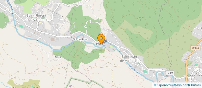 localisation de l'entreprise FACONS  SAINT-JEAN-DE-VALERISCLE