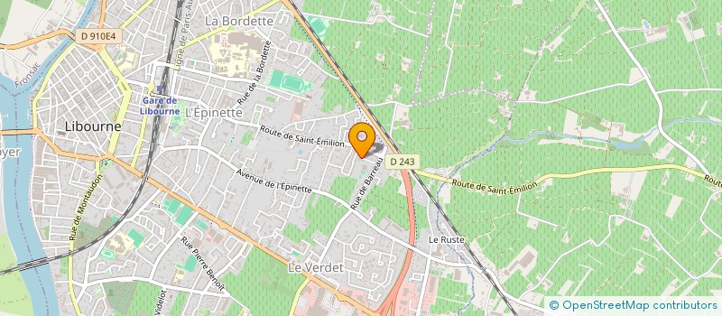 localisation de l'entreprise FACOR MANUTENTION SERVICE à LIBOURNE